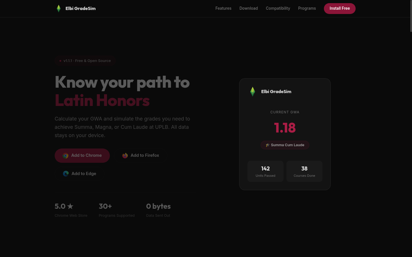GradeSim screenshot preview